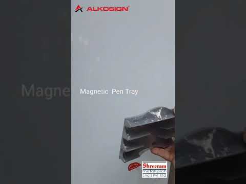 Alkosign Aluminium Astra Chrome Plus Magnetic White Boards for School, Board Size: 300 X 600 mm