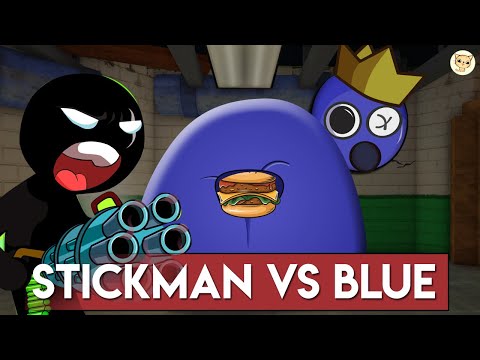 Stickman vs Fat Rainbow Friends Animation