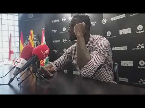 Rueda de prensa de Cheikh C. E. L'Hospitalet - F. C. Ascó
