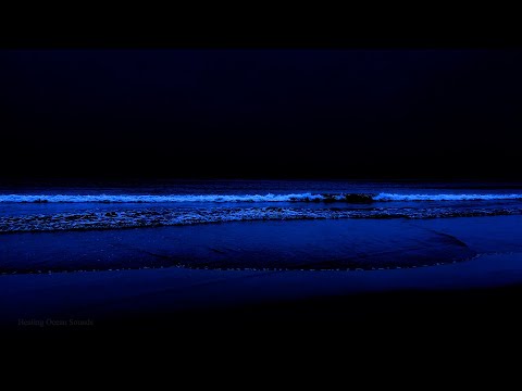 Fall Asleep On A Full Moon Night With Calming Wave Sounds - 12 Hours Of Deep Sleeping