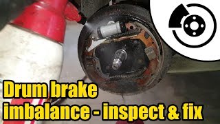 Rear drum brake imbalance - WoF Fail & fix #1334