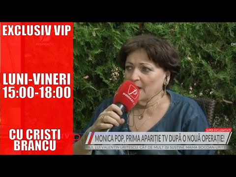 MONICA POP, PRIMA APARIȚIE TV DUPĂ O NOUĂ OPERAȚIE: „ACUM ȘASE ZILE AM IEȘIT DE LA REANIMARE”