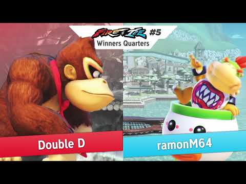 Double D (Donkey Kong) vs RamonM64 (Bowser Jr) - Fire and Ice #5 Winners Quarter Finals
