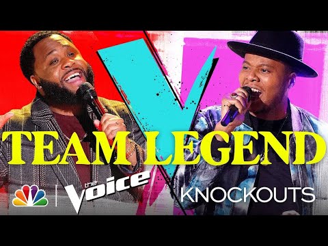 Darious Lyles and Mike Jerel: Two Powerhouse Vocalists! - The Voice Knockouts 2020
