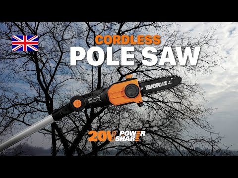Worx WG349E Cordless Pole Saw 20cm 20V 15