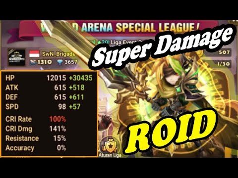 ROID 2A IN SPECIAL LEAGUE 20 STARS SUPER DAMAGE (HE DESTROYED ANY MONSTER)
