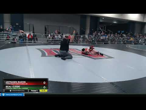 12U 92 Beau Gudde Punisher Wrestling Company Vs Jaymasen Razon FordDynastyWrestlingClub