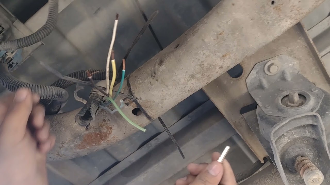 instalación de luces de remolque en GMC sierra 2001-2005