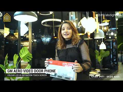 GM Aero video door phone for the best security for home and office | ABC Lights | ABC Group Qatar