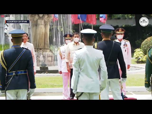 WATCH: Departure honors for President Rodrigo Duterte