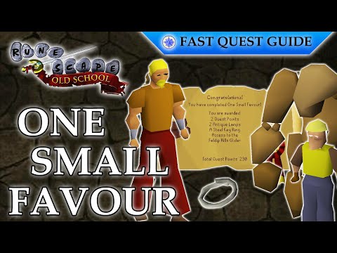 One Small Favour Quest | OSRS Quality Quick Guide [2025]