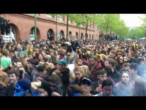 Florian Meindl DJing at Techno Turks Openair 1. may Berlin 2017