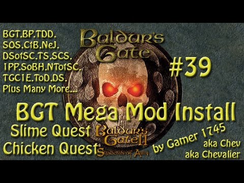 Let's Play Baldur's Gate Trilogy Mega Mod Part 39 - Slime Quest