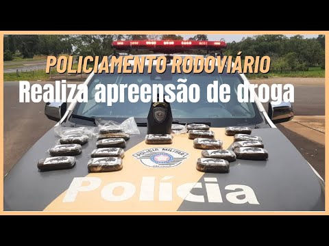 POLICIAMENTO RODOVIÁRIO PRENDE INDIVÍDUO POR TRÁFICO DE DROGA EM CABRÁLIA PAULISTA/SP.🚨