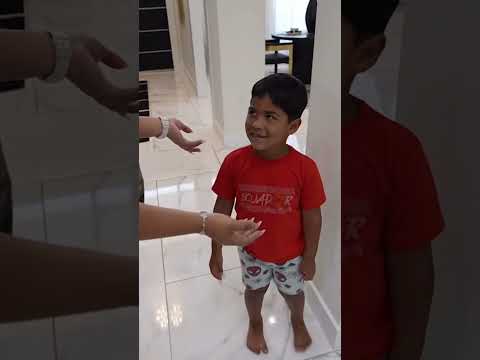 He can’t stop smiling… *CREEPY* #shorts