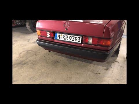 W201 190e Stoßstange tauschen umbauen abbauen Pralldämpfer wechseln