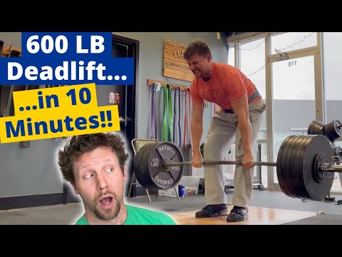 How to Deadlift 600 POUNDS in 10 Minutes | Save Time at the Gym