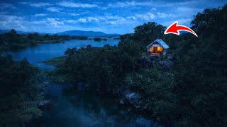 Download lagu Bertahan hidup di tempat perlindungan pertanian di hutan | hasil tangkapan segar dimasak di atas api unggun mp3