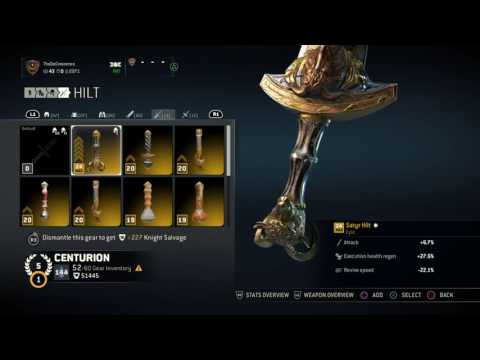 CENTURION | Gold Epic Gear | Satyr White Star Weapon Set