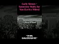 Carly Simon   Someone Waits for You Lyrics Video