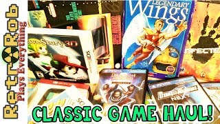 Retro and Modern Game Haul: NES, SNES, PS Vita, PSP, Genesis and More!