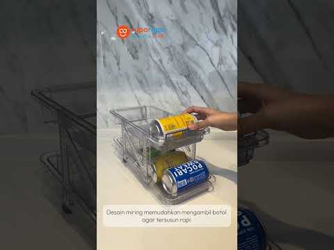 Gambar Stora Rak Botol 2 Tingkat Retractable