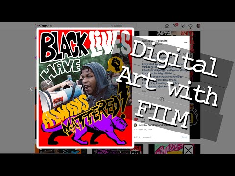 Digital Illustrations using 35mm Film Photography featuring Kervin Brisseaux, Illustrator on iPad