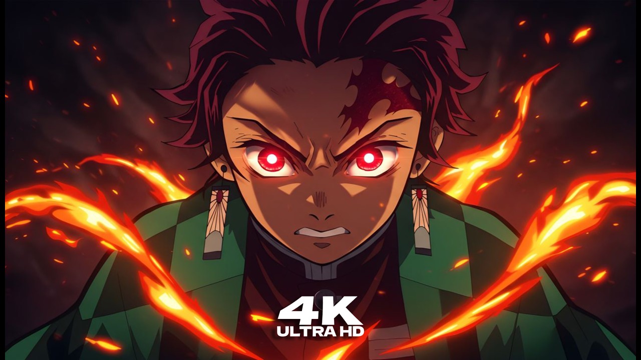 Tanjiro Kamado 🔥 Flame Awakening | Demon Slayer 4K Live Wallpaper