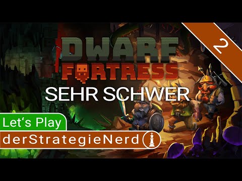 #2: Überleben bei MAXIMALER Schwierigkeit | Dwarf Fortress Steam | gameplay deutsch tutorial