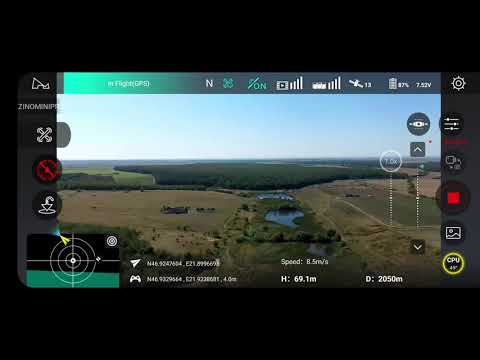 Hubsan Zino MINI Pro range test (CE - 2804 meters)