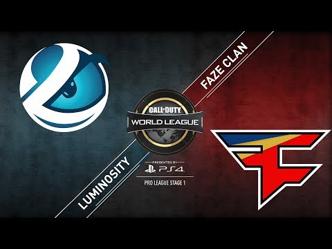 FaZe Clan vs. Luminosity - CWL Pro League - Division B - Stage 1