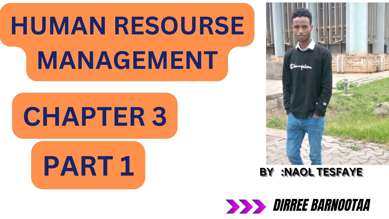 Human Resource Management chapter 3 part 1