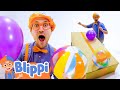 Blippi S Gravity Challenge Velocity Race Science Experiment For Kids Educational Videos For Kids