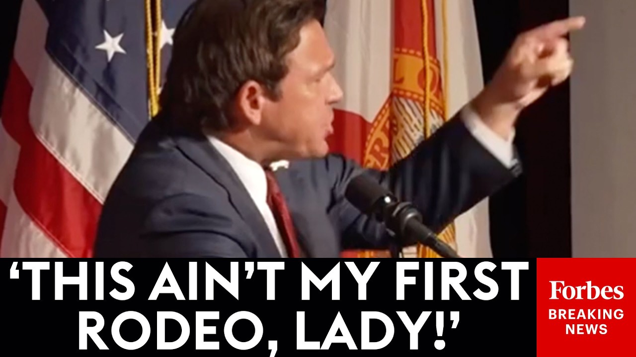 DeSantis Confronts Heckler at Florida GOP Summit with Soros Jab