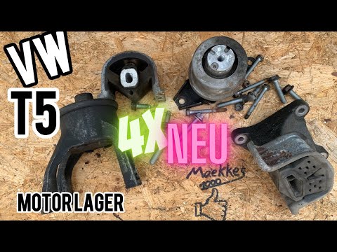 VW T5 engine mount defective? Replace it yourself! Vibration when accelerating?