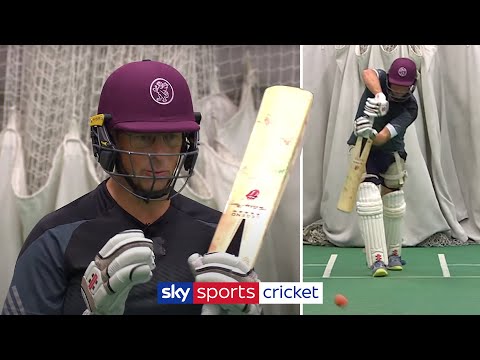 How to face a fast bowler as a left-handed batsman! | Marcus Trescothick Batting Masterclass
