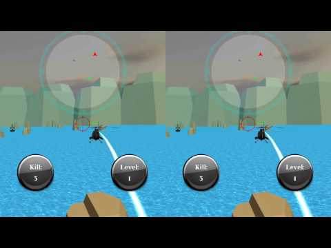 3D Helicopter Race VR Game Video