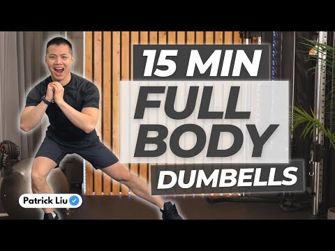 15 Minute Full Body Workout To Burn Fat | Full Body Dumbells | Coach Patrick Liu