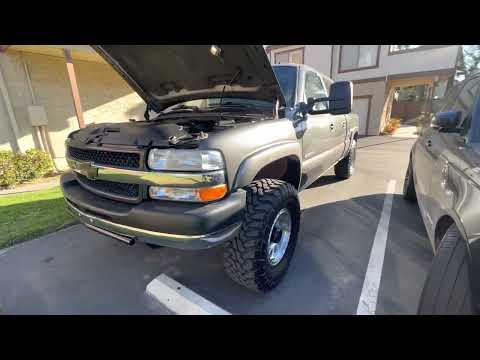 2002 Silverado 2500HD 6.0 - Shorty Headers, True Dual With Carven R Exhaust #Chevy #Silverado #NBS