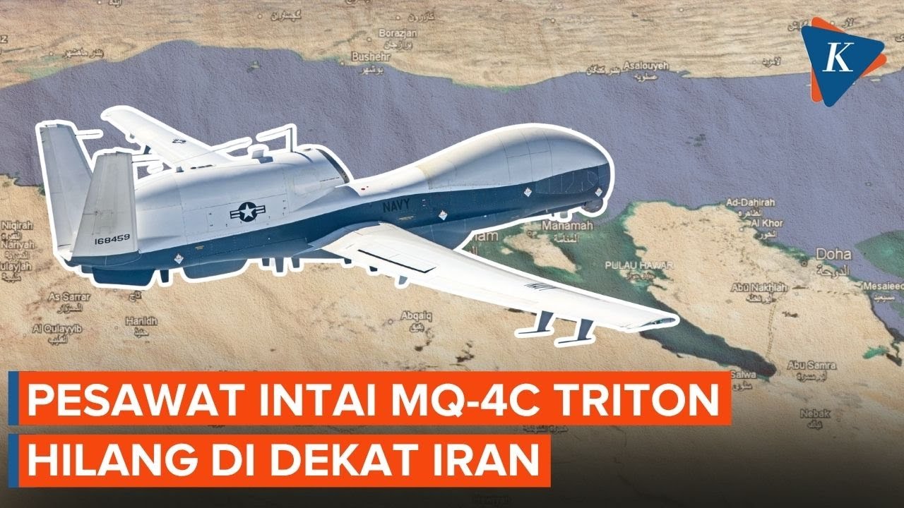 A US MQ-4C Triton surveillance aircraft suddenly disappears near Iran.