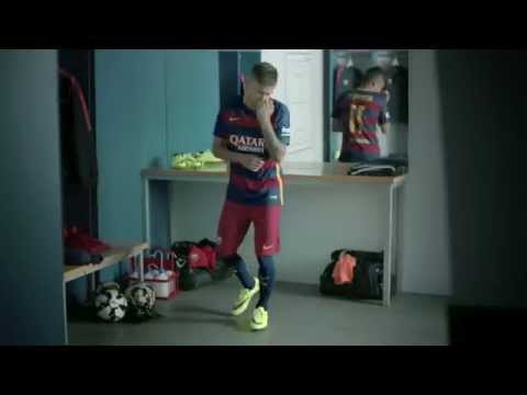 MESSI GRABA BAILANDO A NEYMAR JR / FC BARCELONA