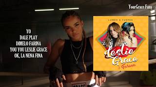 Lunes a Jueves - Leslie Grace, Farina Lyrics