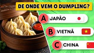 DESCUBRA O PAÍS PELA COMIDA! 🌮 Quiz de Comidas e Países | Quiz divertido infantil | Descubra o país