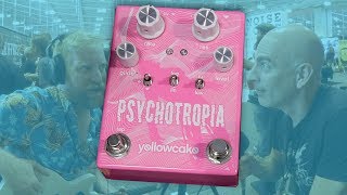 Video thumbnail for YELLOW CAKE PSYCHOTROPIA - Glitchy wonderfull step filter/auto wah? #NAMM2019 by 60 Cycle Hum