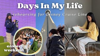 Rehearsing for the Disney Magic Cruise Ship 💫 | Q+A, Easter weekend & Cast Merch!