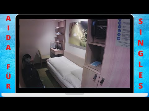 AIDA nova - Cabin tour Cabin 9170 - Single cabin inside