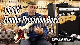 Video thumbnail for 1966 Fender Precision Bass | Guitar of the Day - Roberto Vally by Normans Rare Guitars