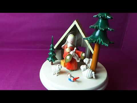 Steinbach uralte Spieluhr Nr.124 - seltenes Sammlerstück aus dem Erzgebirge