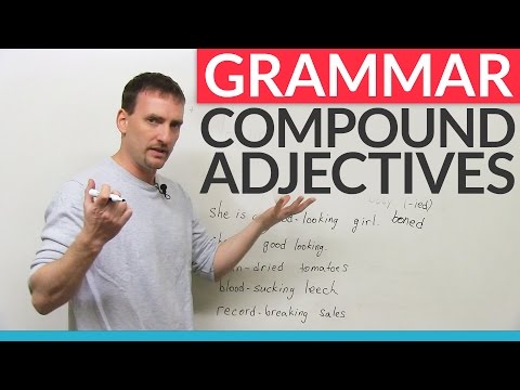 Learn English Punctuation: How to use hyphens with compound adjectives