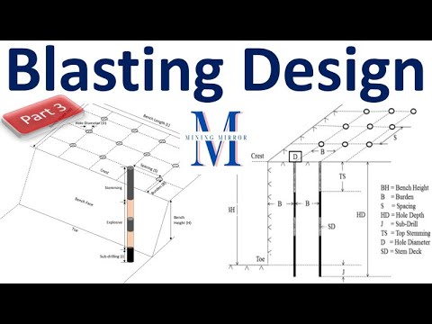 Blast Design in Mines | Surface Mines Blast Design | #dgmsexam #opencastmines #blasting #mining